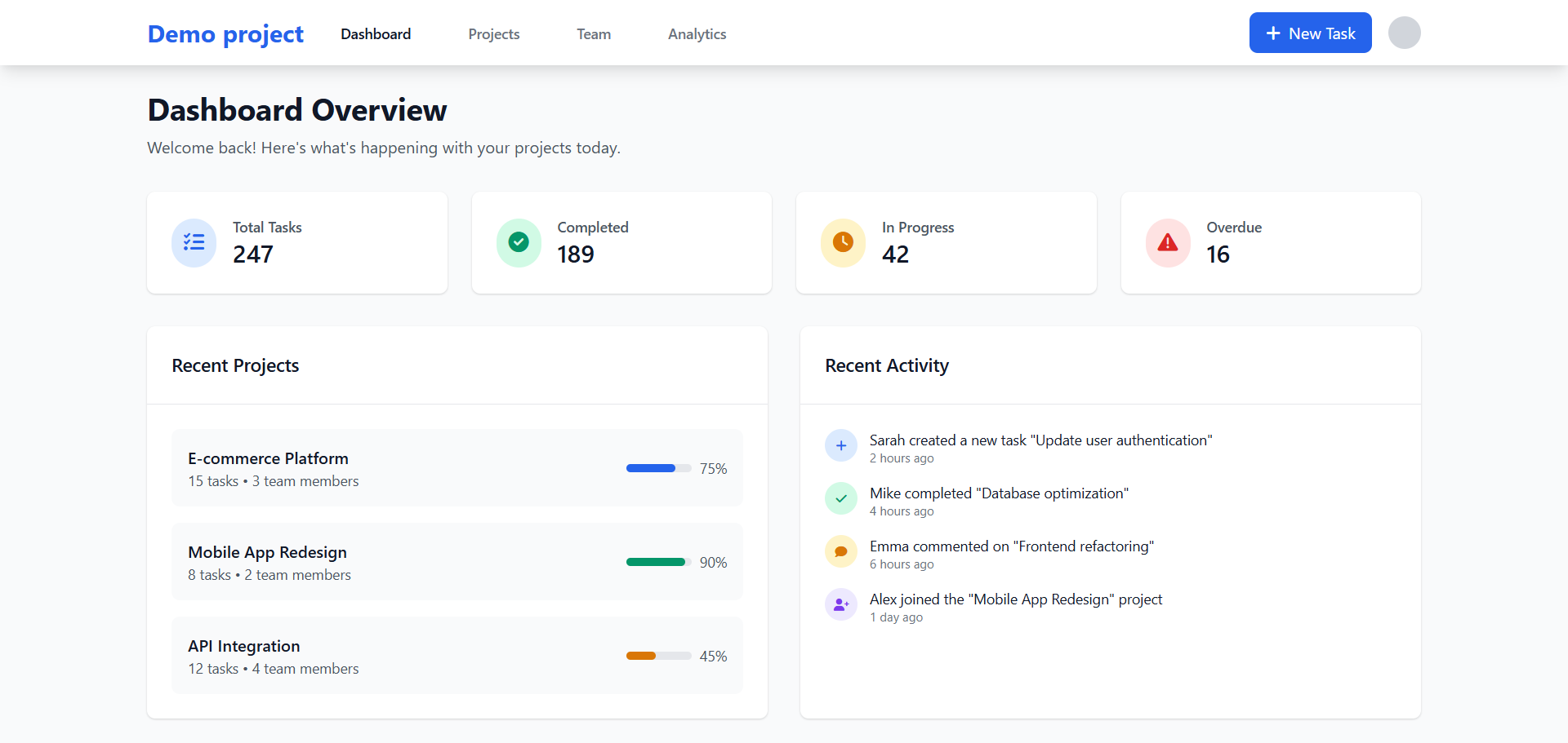 [Demo] - Complete Project Management Platform - Image 2